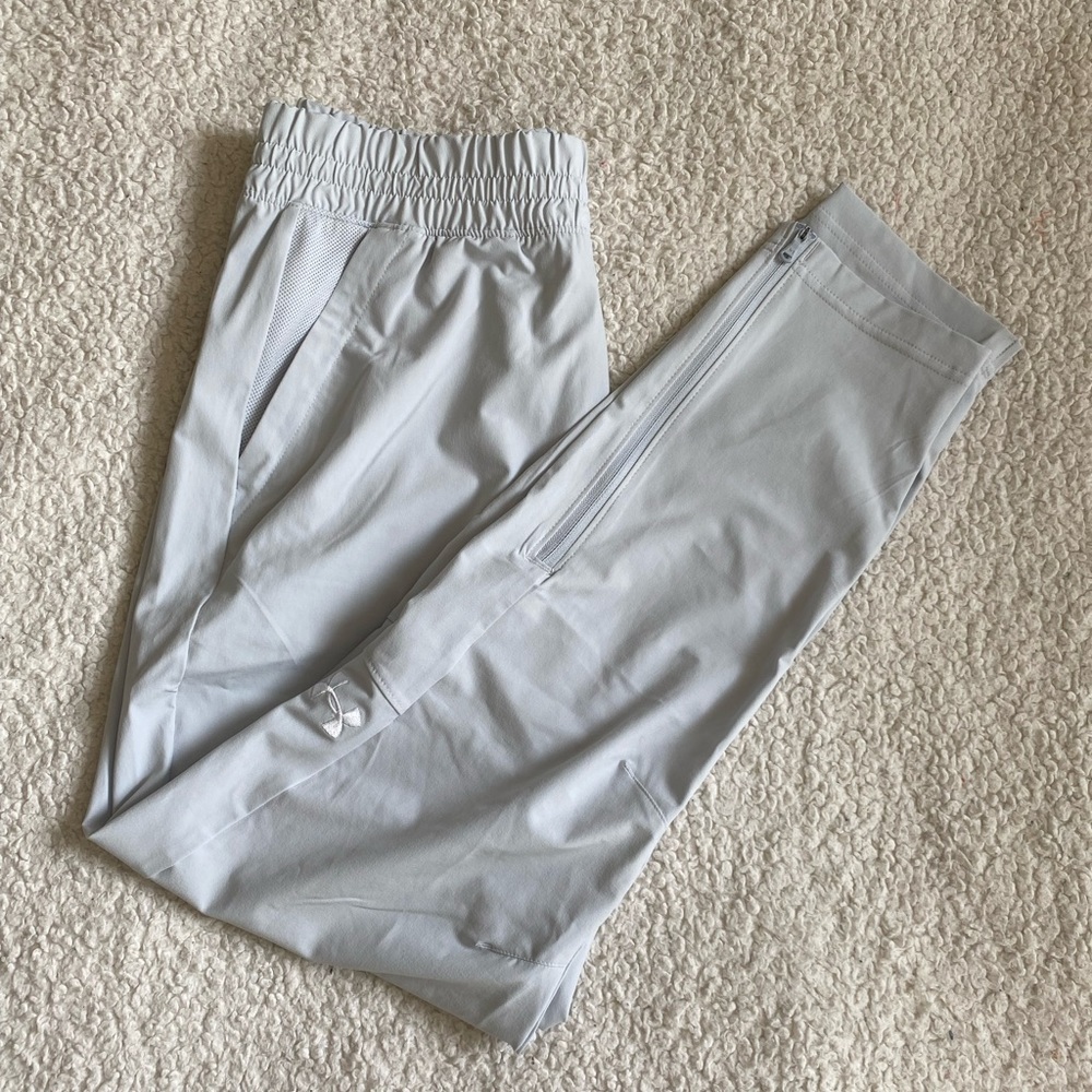 Under Armor Women’s Light Blue UA Squad Warm-Up Pants